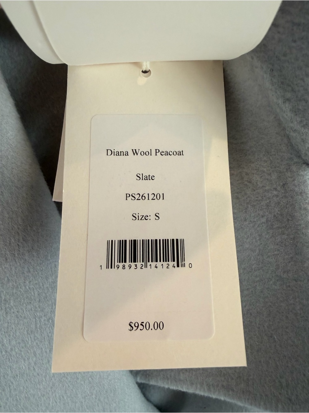 Ulla Johnson Diana Wool Peacoat, Slate - Picture 8 of 10